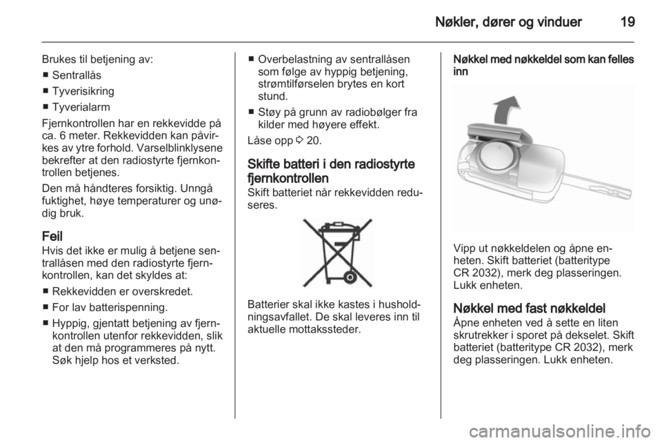 OPEL ANTARA 2011  Instruksjonsbok 