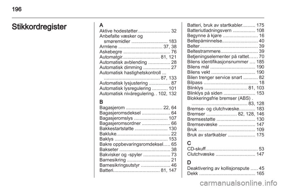 OPEL ANTARA 2011  Instruksjonsbok 