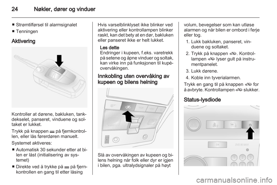 OPEL ANTARA 2011  Instruksjonsbok 