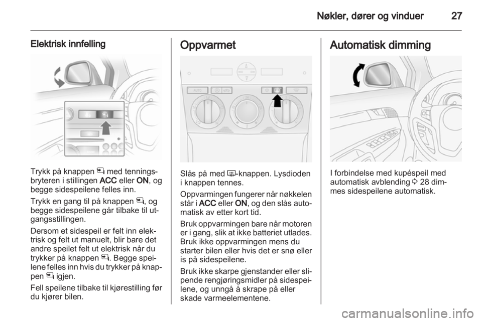 OPEL ANTARA 2011  Instruksjonsbok 