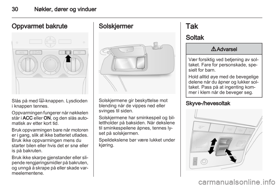 OPEL ANTARA 2011  Instruksjonsbok 