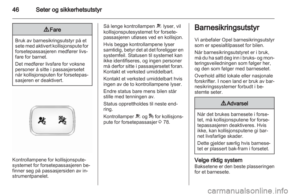 OPEL ANTARA 2011  Instruksjonsbok 