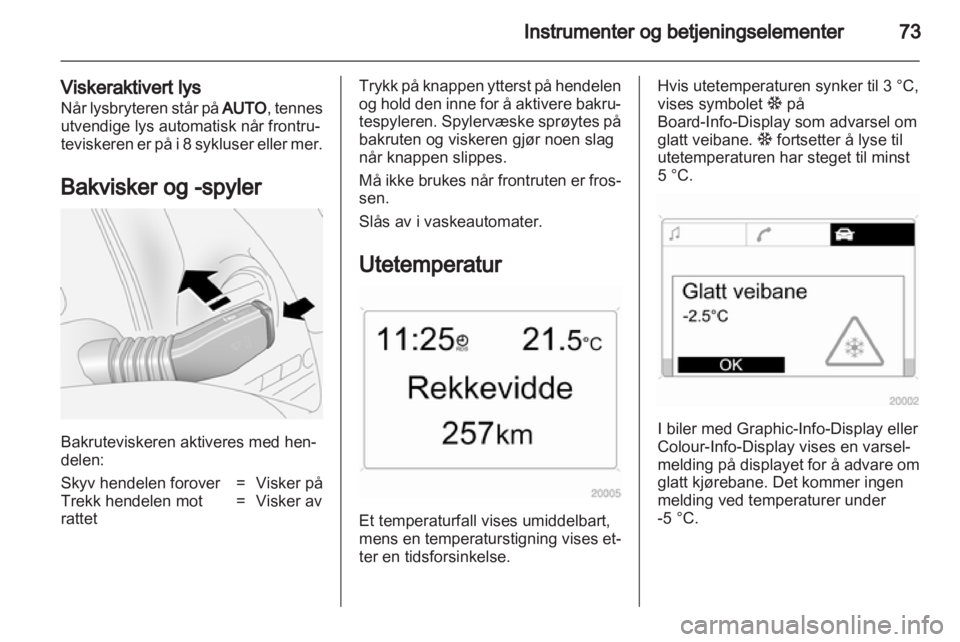 OPEL ANTARA 2011  Instruksjonsbok 