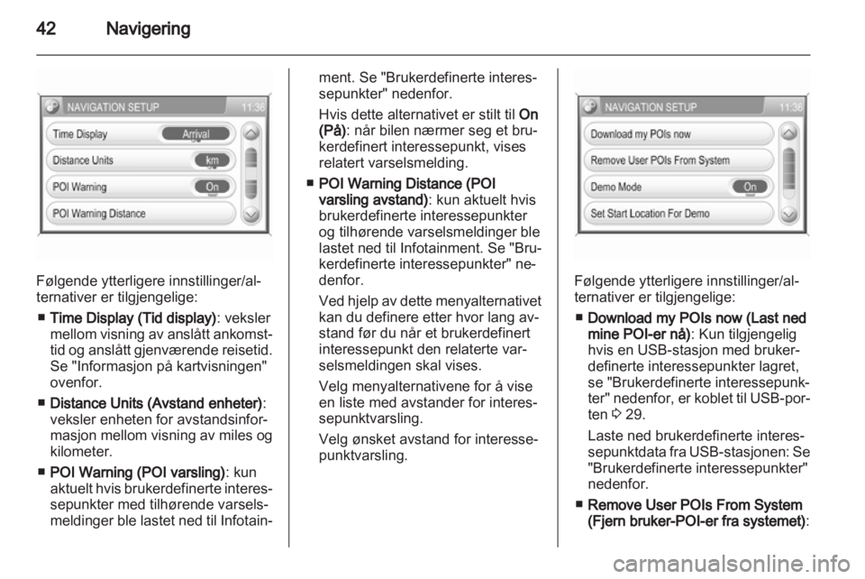 OPEL ANTARA 2012  Brukerhåndbok for infotainmentsystem 