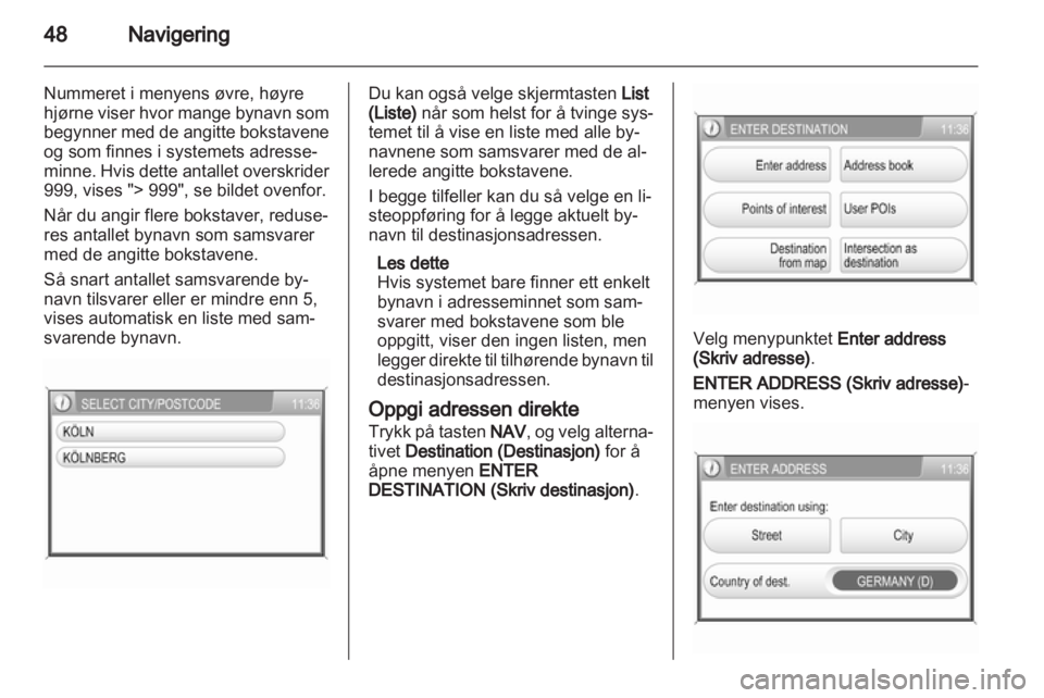 OPEL ANTARA 2012  Brukerhåndbok for infotainmentsystem 
