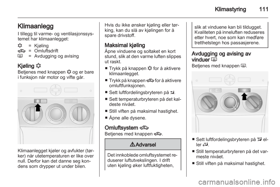 OPEL ANTARA 2012.5  Instruksjonsbok 