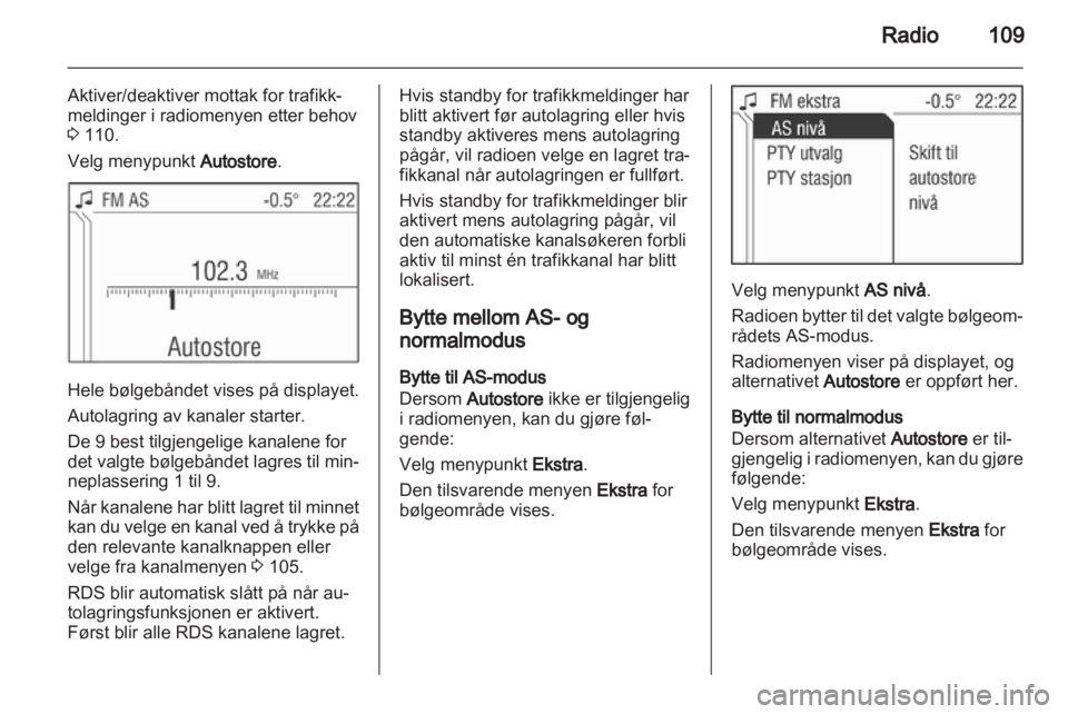 OPEL ANTARA 2013  Brukerhåndbok for infotainmentsystem 