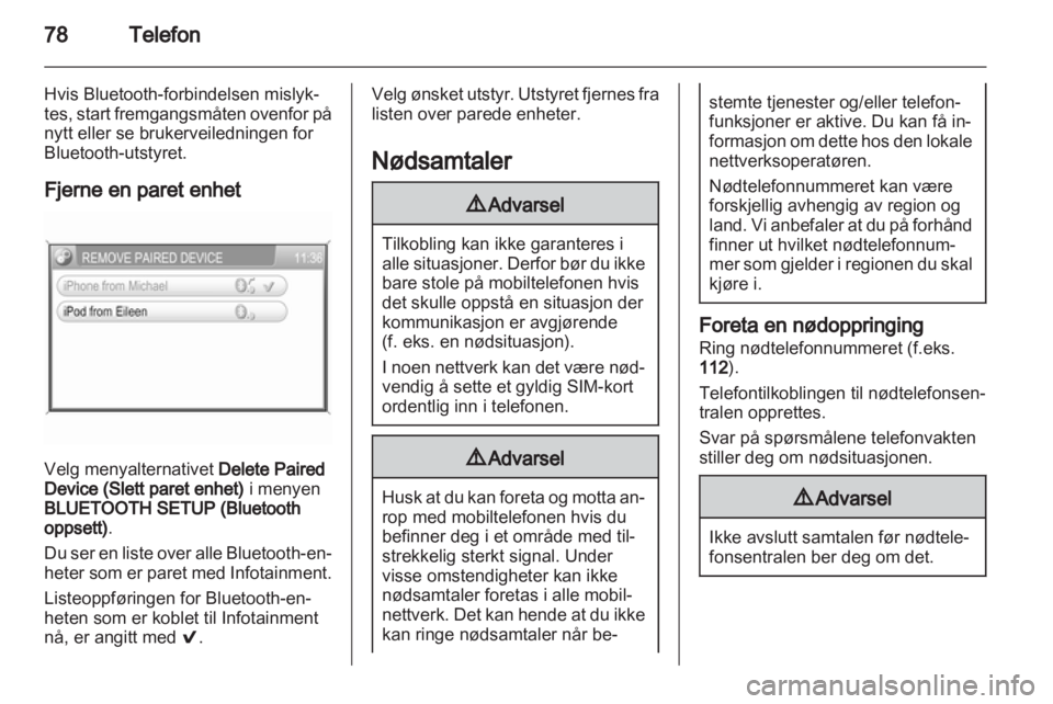 OPEL ANTARA 2013  Brukerhåndbok for infotainmentsystem 