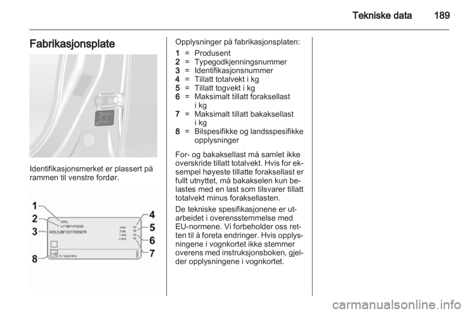 OPEL ANTARA 2013.5 Instruksjonsbok OPEL ANTARA 2013.5 Instruksjonsbok