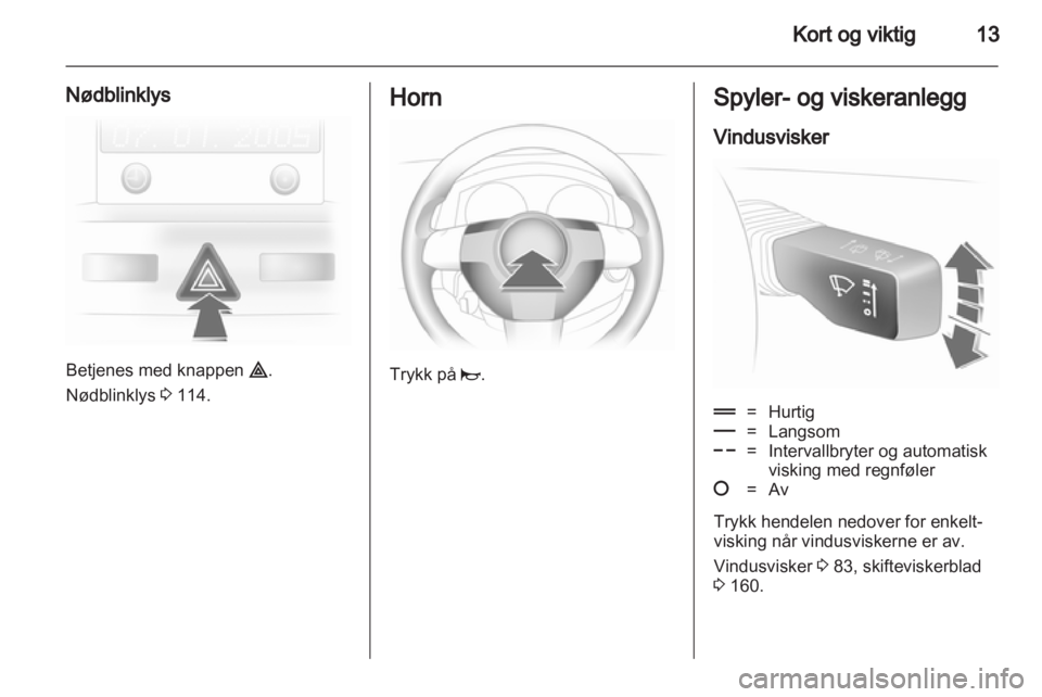 OPEL ASTRA H 2011  Instruksjonsbok 