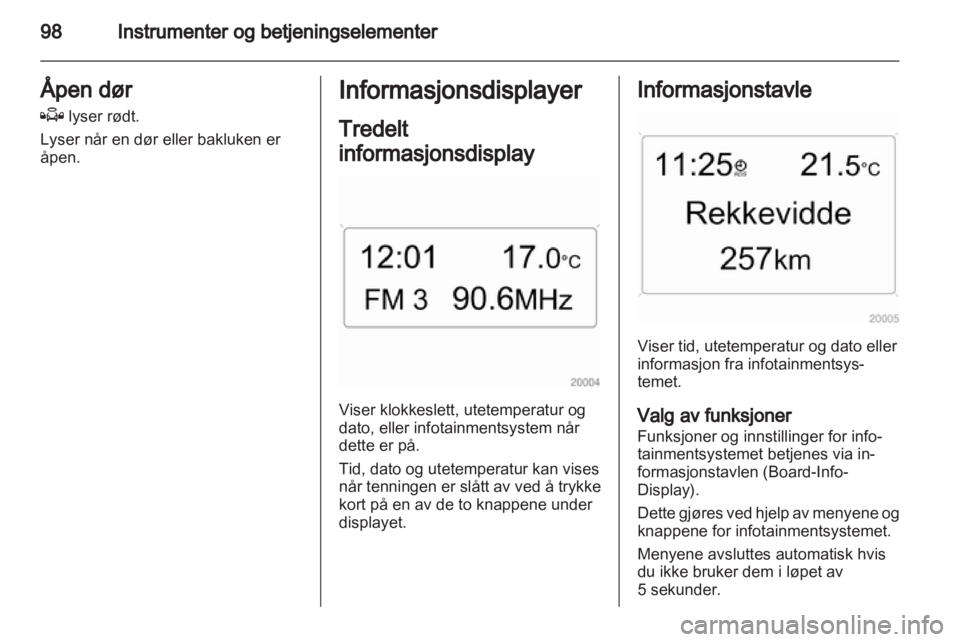 OPEL ASTRA H 2011 Instruksjonsbok OPEL ASTRA H 2011 Instruksjonsbok