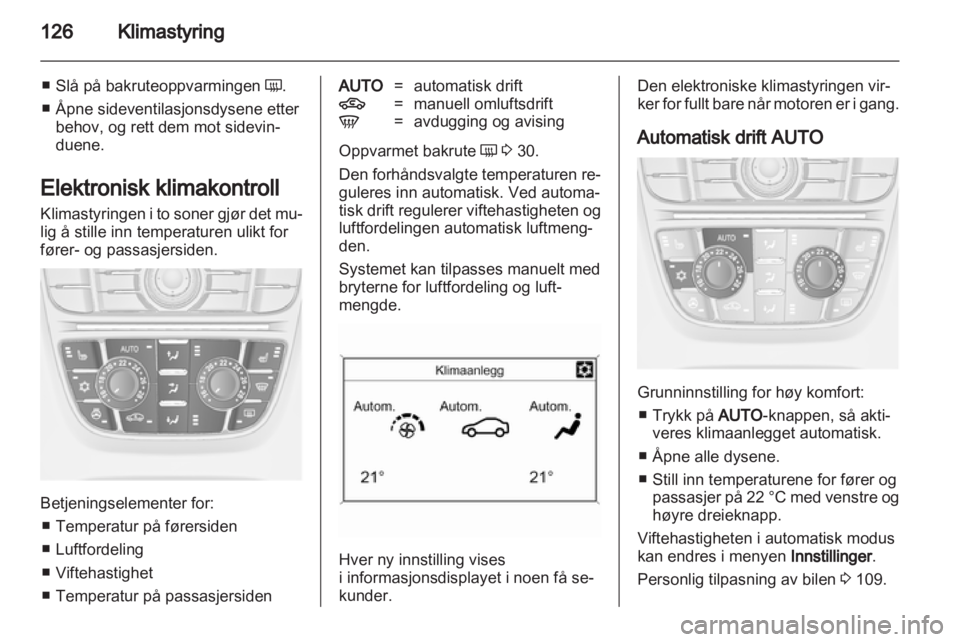 OPEL ASTRA J 2011  Instruksjonsbok 