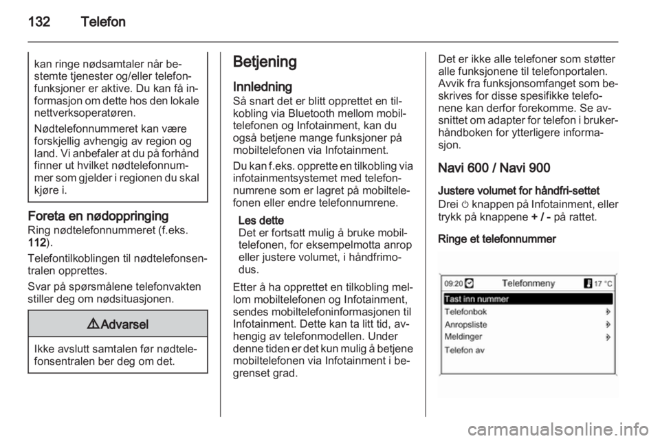 OPEL ASTRA J 2012  Brukerhåndbok for infotainmentsystem 