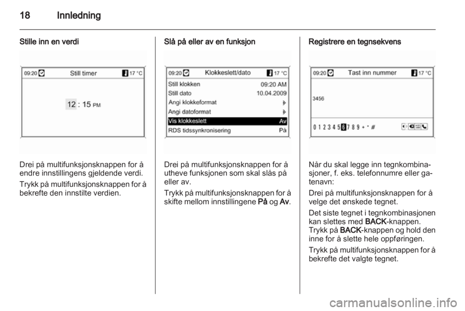 OPEL ASTRA J 2012  Brukerhåndbok for infotainmentsystem 