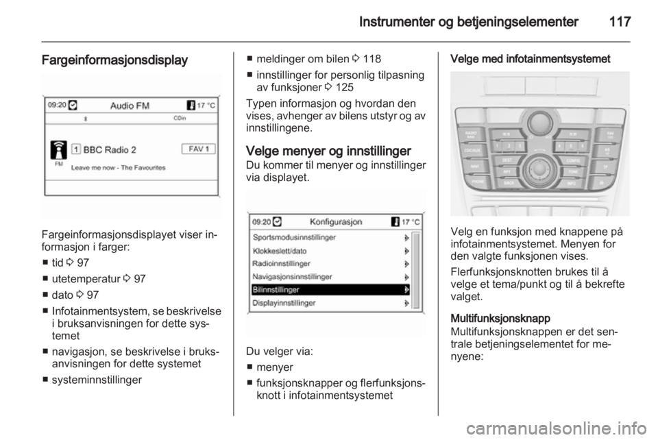 OPEL ASTRA J 2013  Instruksjonsbok 