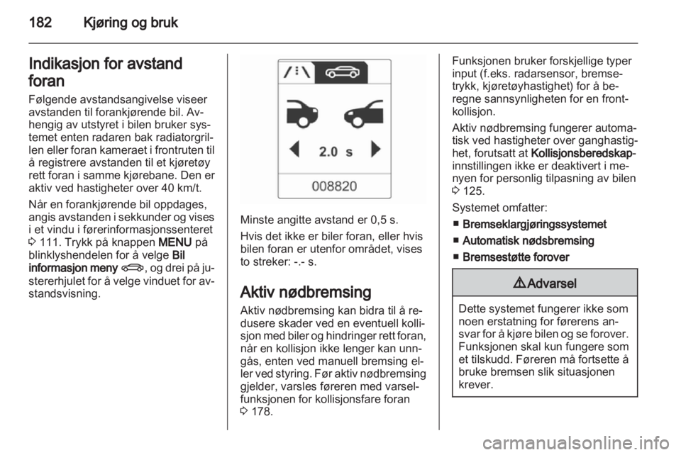 OPEL ASTRA J 2013  Instruksjonsbok 