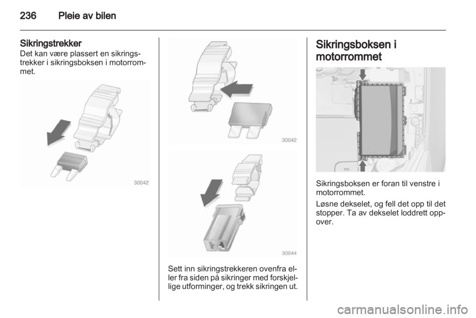 OPEL ASTRA J 2013  Instruksjonsbok 