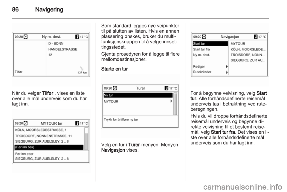 OPEL ASTRA J 2013.5  Brukerhåndbok for infotainmentsystem 