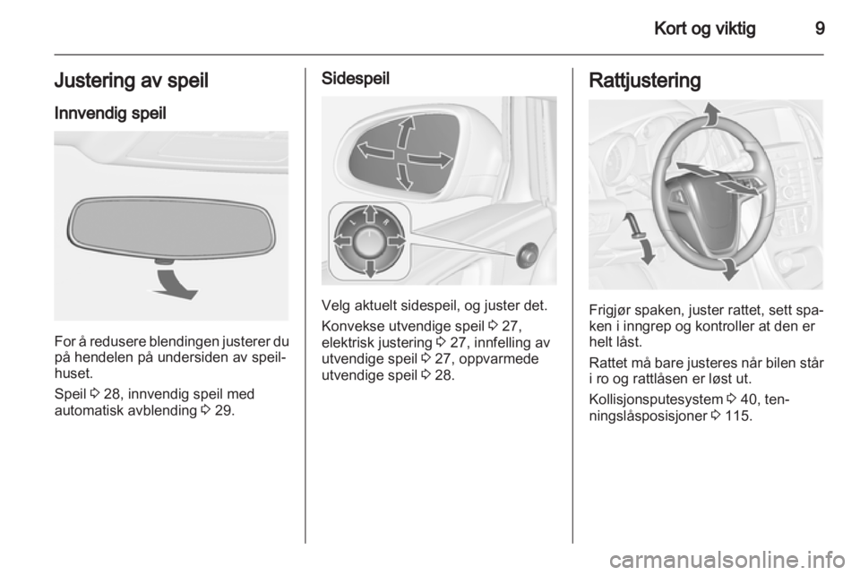 OPEL ASTRA J GTC 2012  Instruksjonsbok 