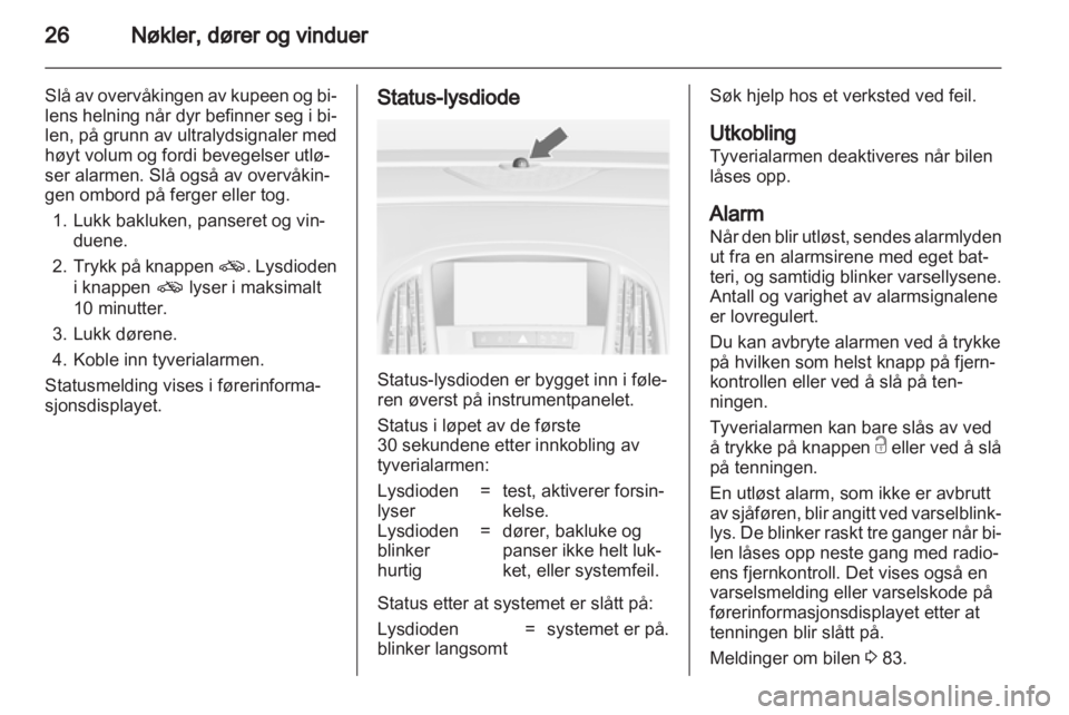 OPEL ASTRA J GTC 2012  Instruksjonsbok 