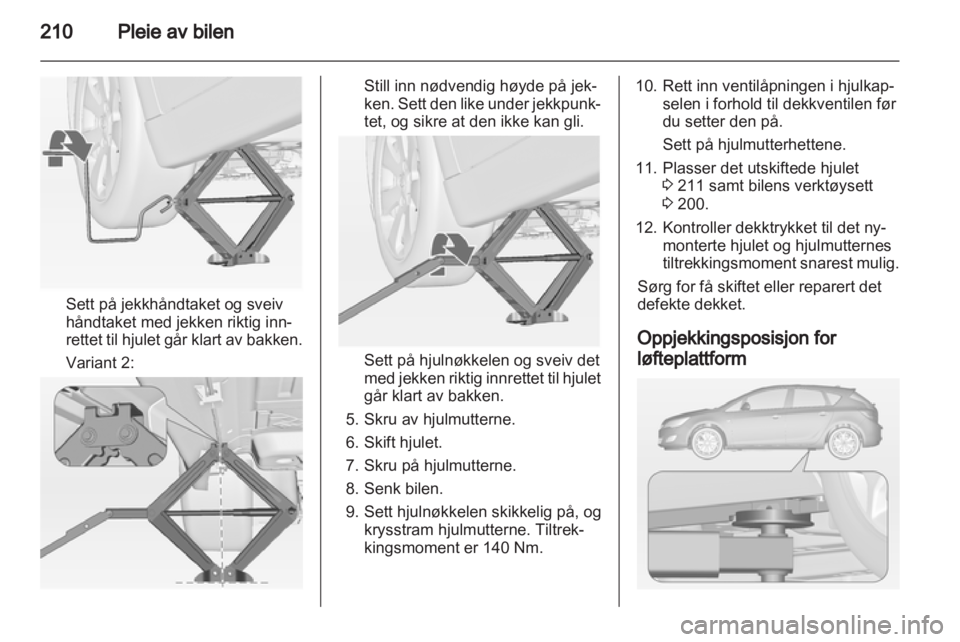 OPEL ASTRA J HB5 & ST 2012.5  Instruksjonsbok 
