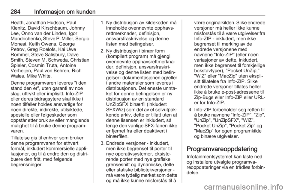 OPEL ASTRA K 2020 Instruksjonsbok 284Informasjon om kundenHeath, Jonathan Hudson, Paul
Kienitz, David Kirschbaum, Johnny Lee, Onno van der Linden, Igor
Mandrichenko, Steve P. Miller, Sergio Monesi, Keith Owens, George
Petrov, Greg Roe OPEL ASTRA K 2020 Instruksjonsbok 284Informasjon om kundenHeath, Jonathan Hudson, Paul
Kienitz, David Kirschbaum, Johnny Lee, Onno van der Linden, Igor
Mandrichenko, Steve P. Miller, Sergio Monesi, Keith Owens, George
Petrov, Greg Roe