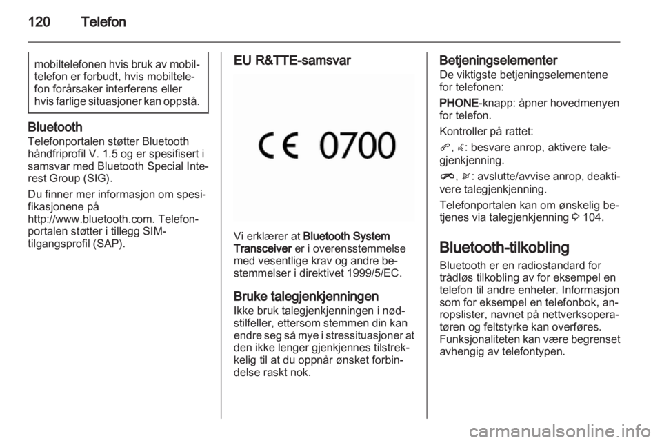 OPEL CASCADA 2013.5 Brukerhåndbok for infotainmentsystem OPEL CASCADA 2013.5 Brukerhåndbok for infotainmentsystem