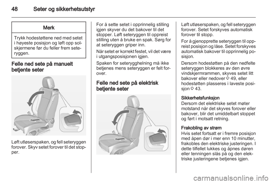 OPEL CASCADA 2013.5  Instruksjonsbok 