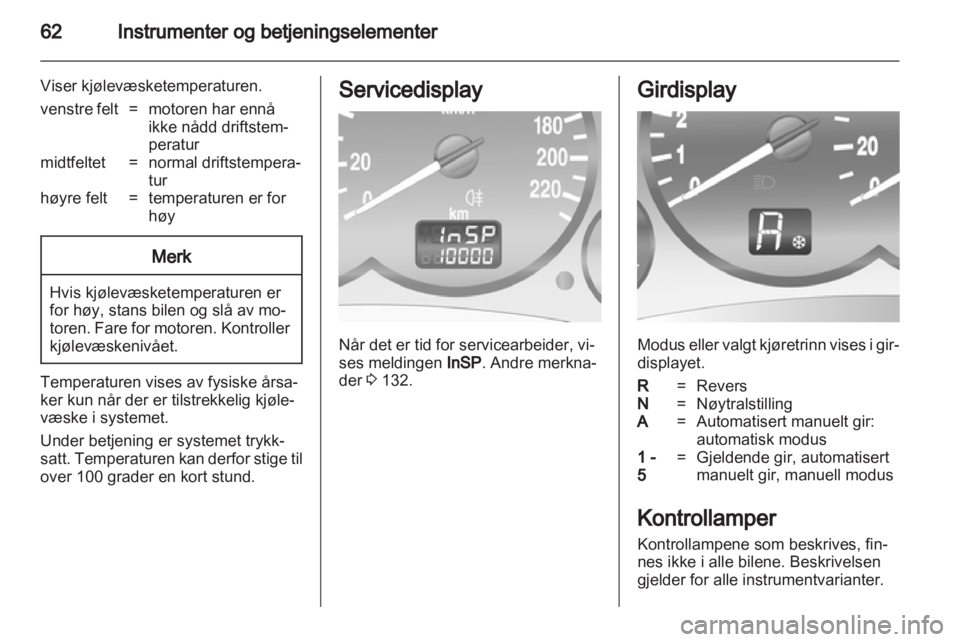 OPEL COMBO 2011 Instruksjonsbok OPEL COMBO 2011 Instruksjonsbok