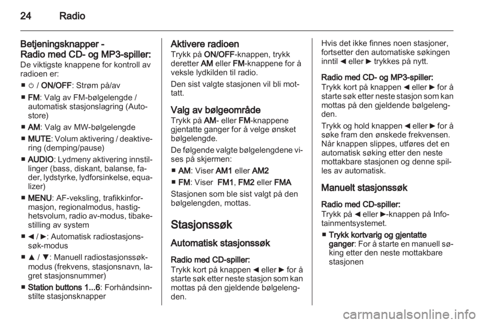 OPEL COMBO D 2013  Brukerhåndbok for infotainmentsystem 