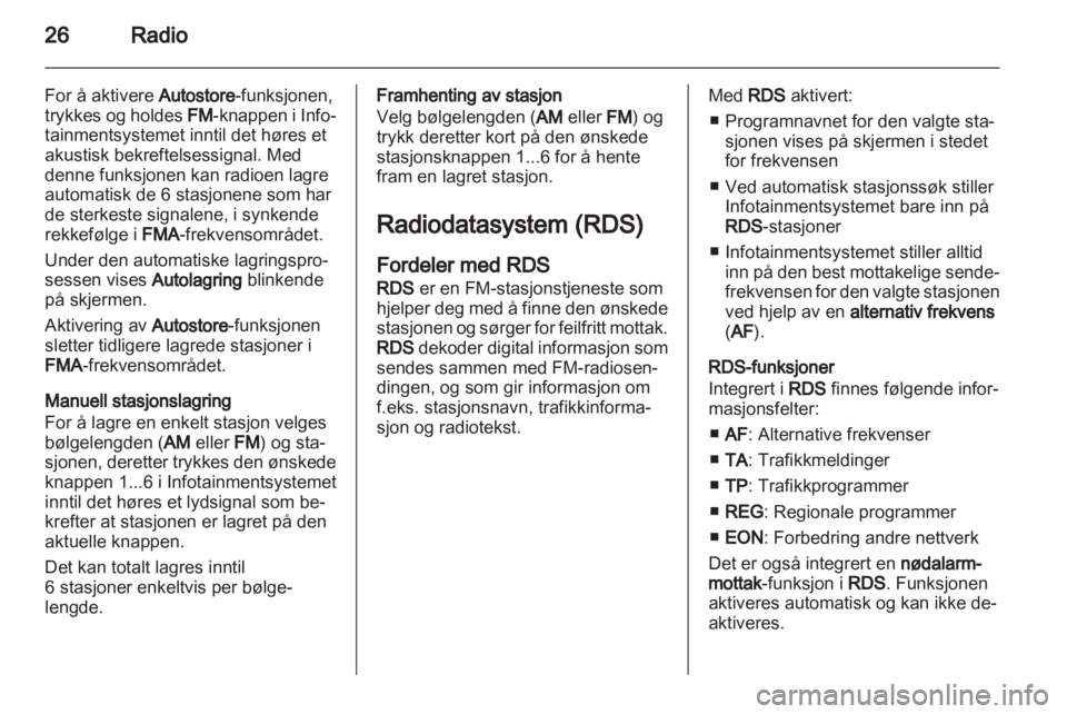 OPEL COMBO D 2013  Brukerhåndbok for infotainmentsystem 