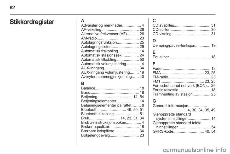 OPEL COMBO D 2013  Brukerhåndbok for infotainmentsystem 