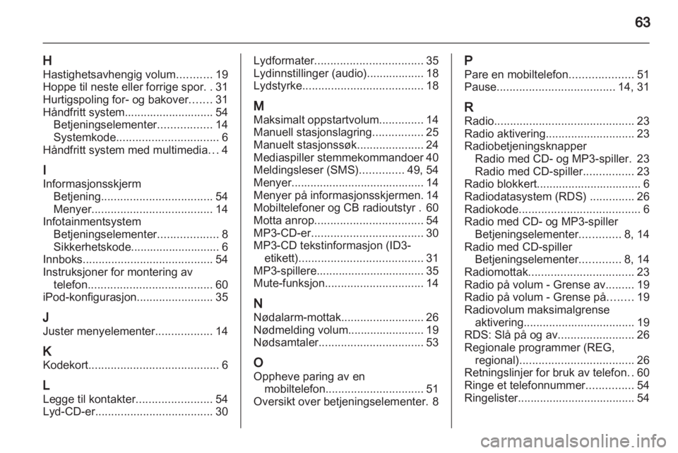 OPEL COMBO D 2013  Brukerhåndbok for infotainmentsystem 