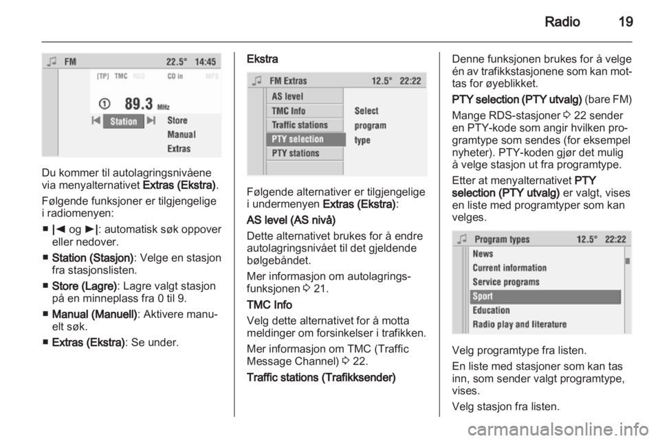 OPEL CORSA 2010.5  Brukerhåndbok for infotainmentsystem 