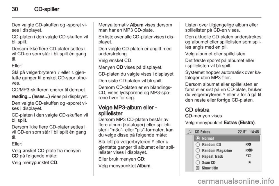 OPEL CORSA 2010.5  Brukerhåndbok for infotainmentsystem 