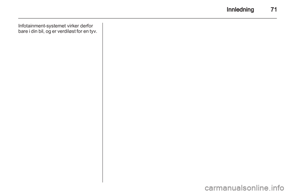 OPEL CORSA 2010.5  Brukerhåndbok for infotainmentsystem 