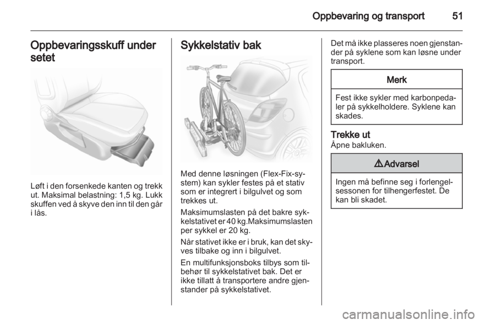 OPEL CORSA 2012  Instruksjonsbok 