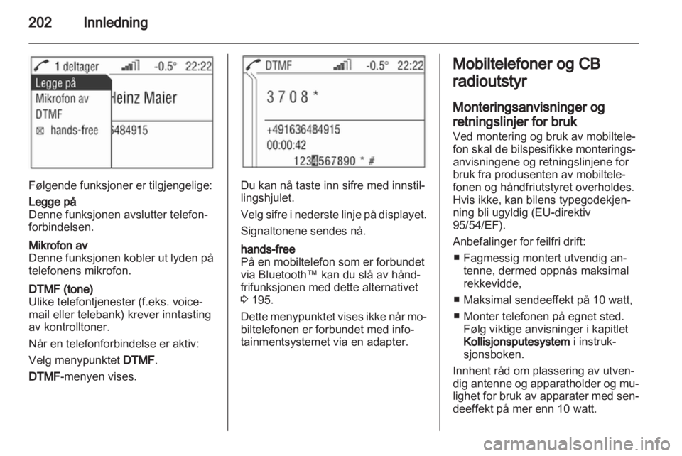 OPEL CORSA 2013  Brukerhåndbok for infotainmentsystem 