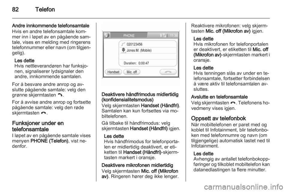 OPEL CORSA 2013  Brukerhåndbok for infotainmentsystem 