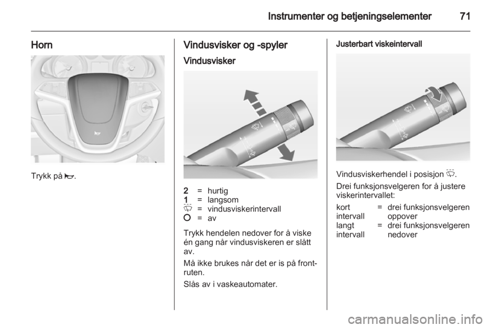 OPEL INSIGNIA 2010  Instruksjonsbok 