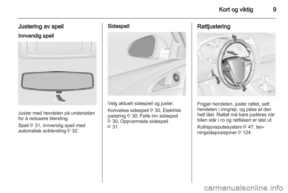 OPEL INSIGNIA 2010  Instruksjonsbok 