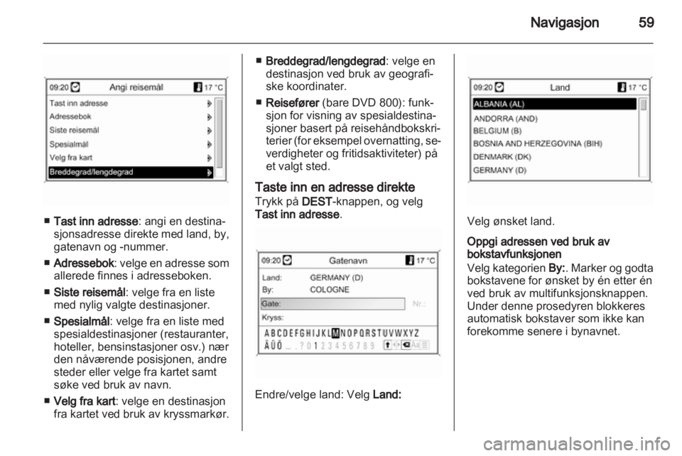 OPEL INSIGNIA 2010.5  Brukerhåndbok for infotainmentsystem 