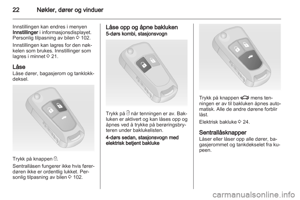 OPEL INSIGNIA 2011  Instruksjonsbok 