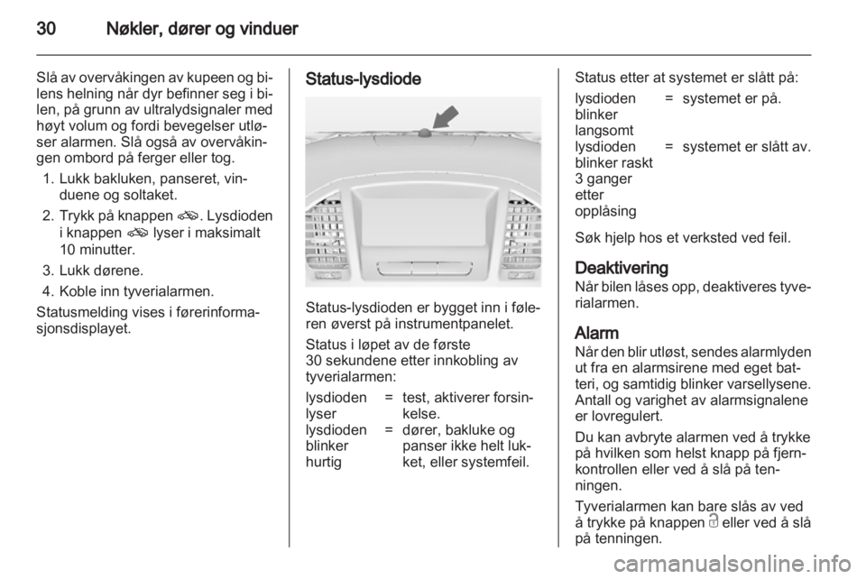 OPEL INSIGNIA 2011  Instruksjonsbok 