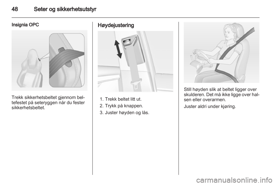 OPEL INSIGNIA 2011  Instruksjonsbok 