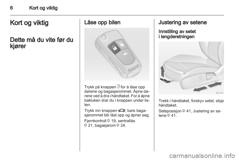 OPEL INSIGNIA 2012  Instruksjonsbok 