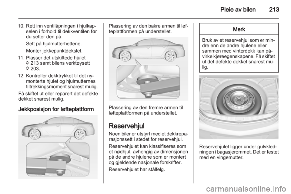 OPEL INSIGNIA 2012.5 Instruksjonsbok OPEL INSIGNIA 2012.5 Instruksjonsbok