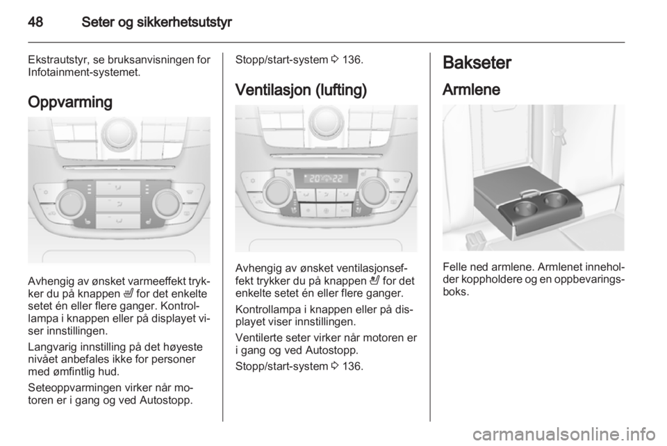 OPEL INSIGNIA 2013  Instruksjonsbok 