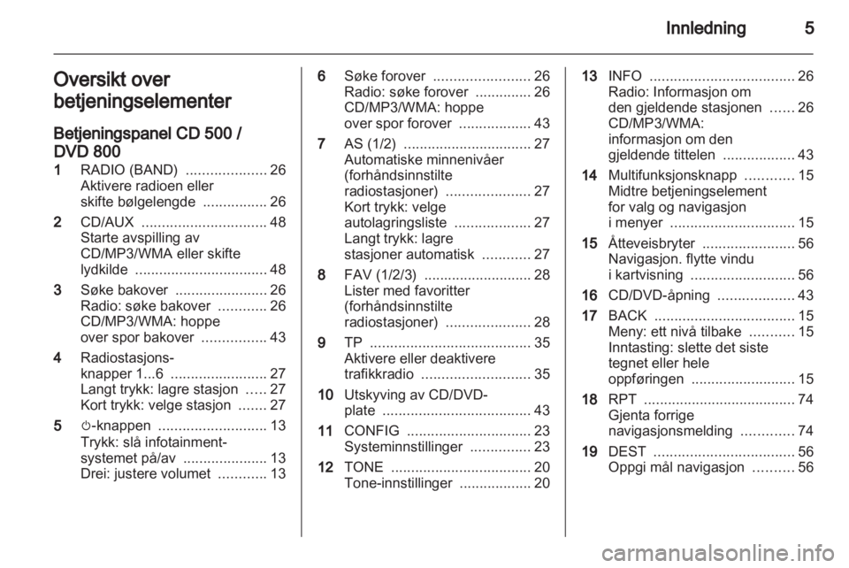 OPEL MERIVA 2011  Brukerhåndbok for infotainmentsystem 