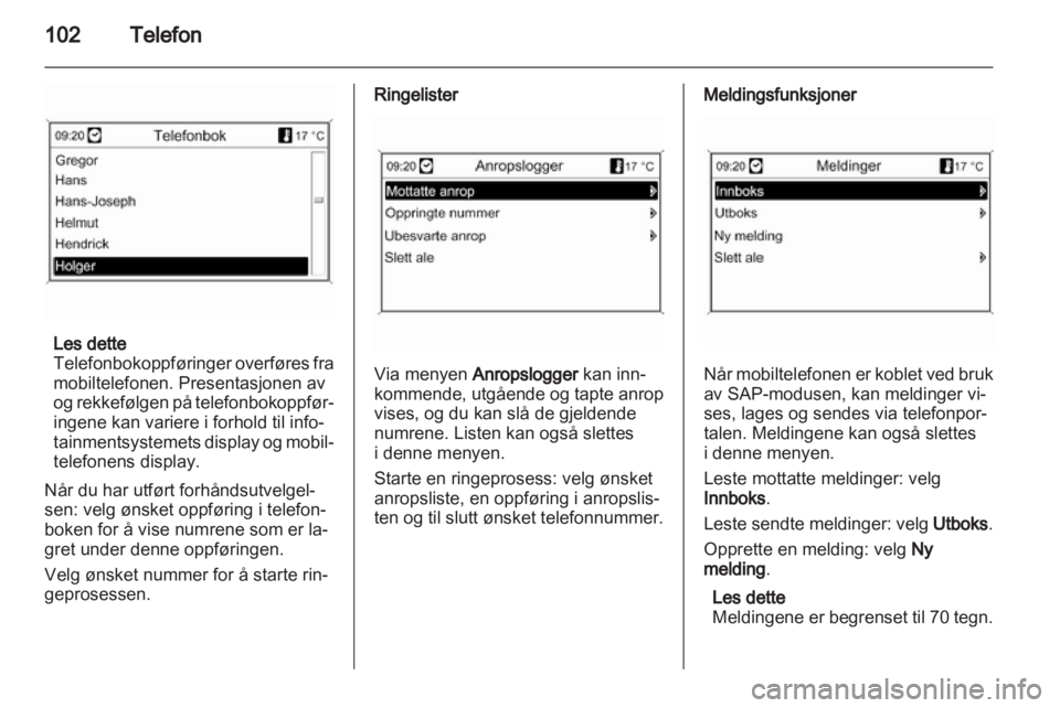 OPEL MERIVA 2011.25  Brukerhåndbok for infotainmentsystem 